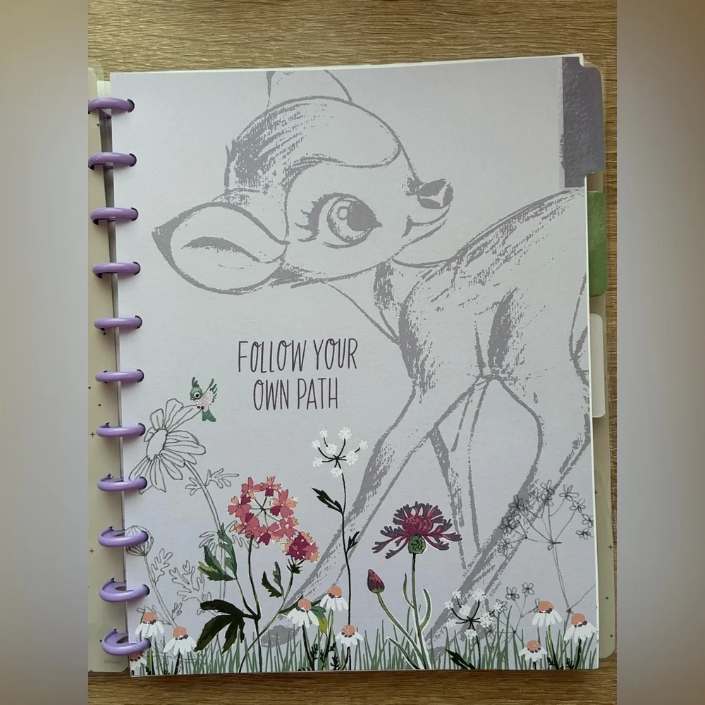 Happy Planner Bambi Big Dotted Lined Notebook - 60 Sheets - Disney 🦌✨🦌✨🦌 - Picture 7 of 11